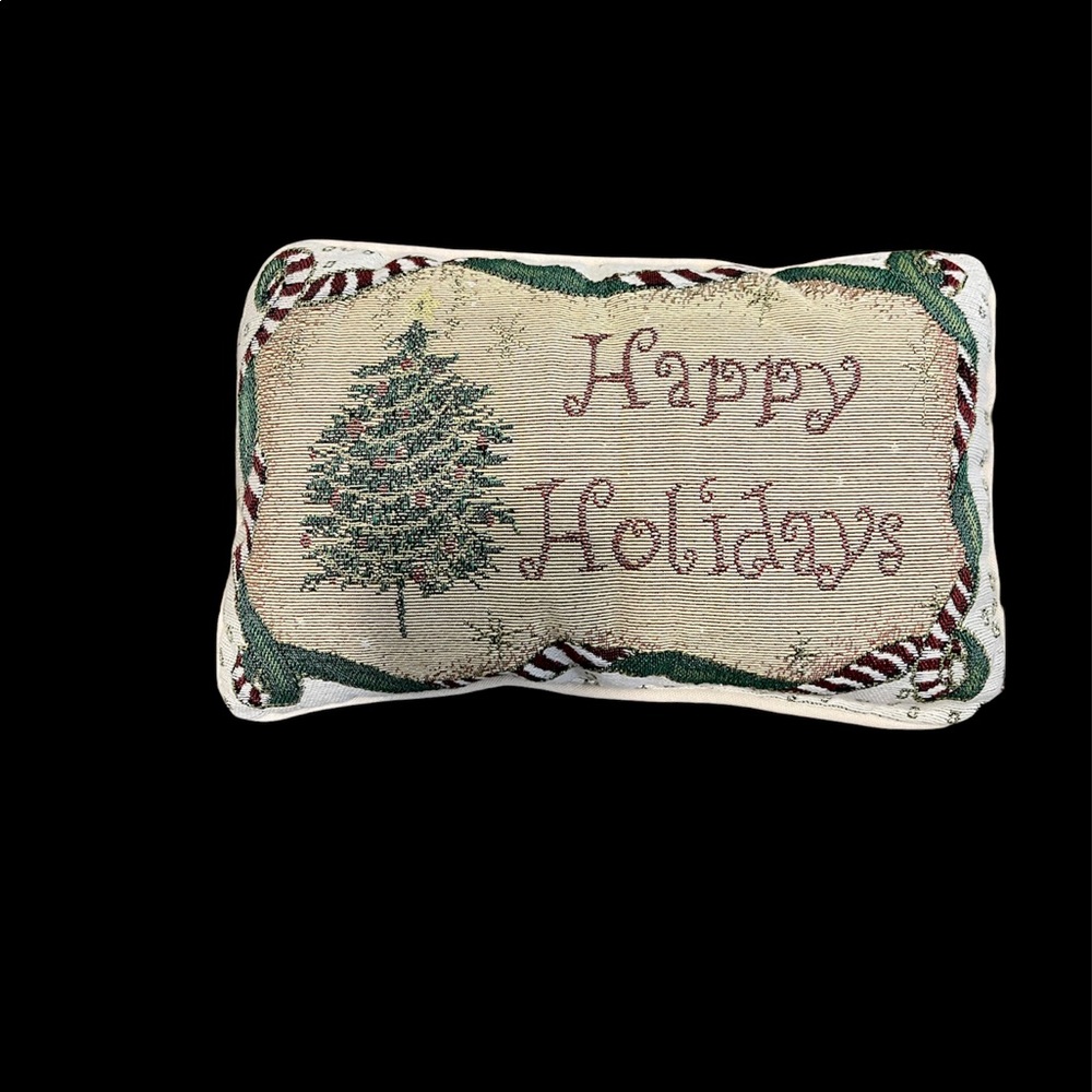 Christmas / Holiday Throw Pillow-12x7